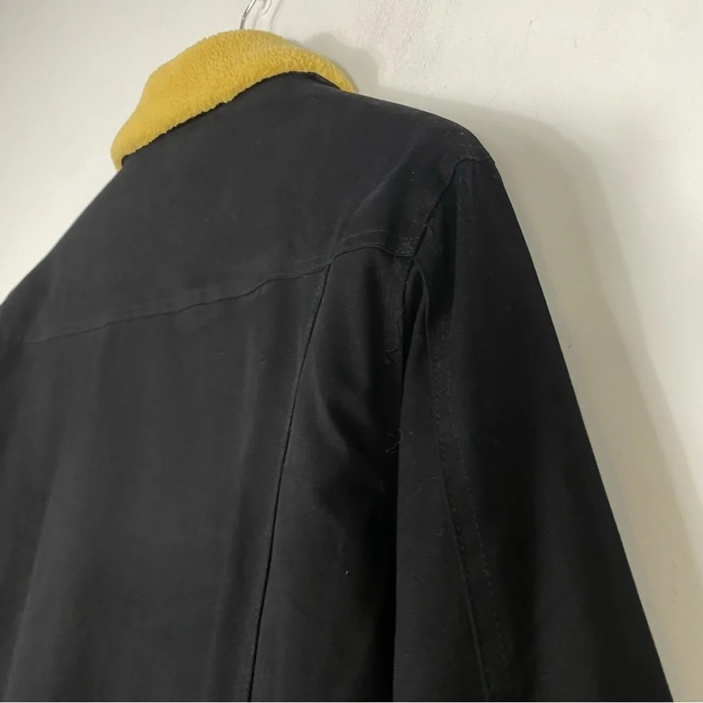 SERREMO Everest Yellow Fleece Lining Black Jacket
